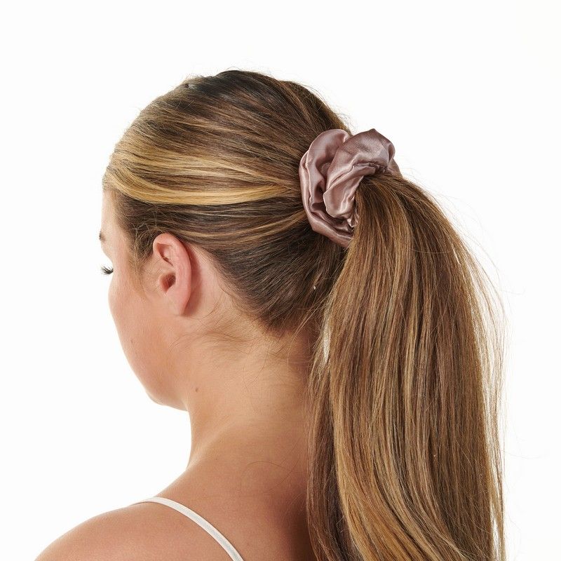 Danielle Creations Satin Scrunchies Trio Pack DC0091AST colour 3 on model