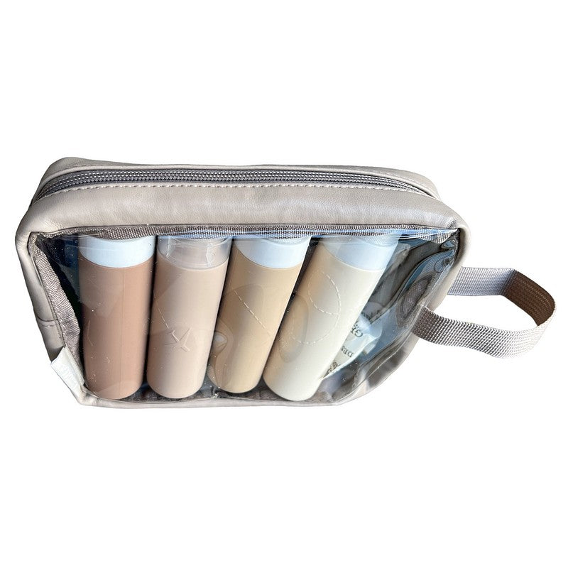 Danielle Creations Simply Slouch Travel Bag & Bottles DC0176TB top zip