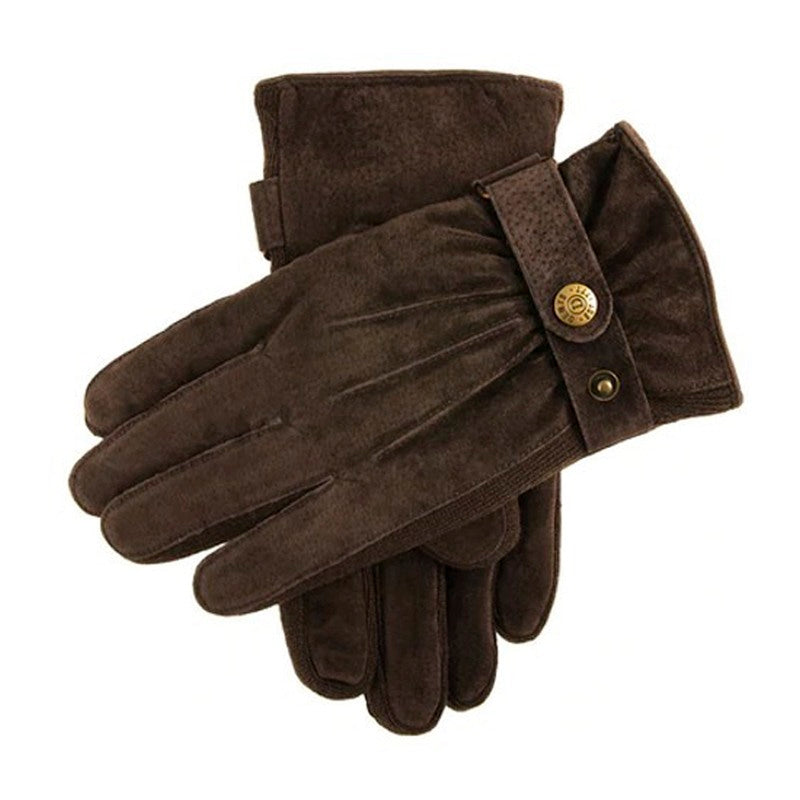 Dents Chester Three-Point Suede Gloves Brown 5-1617 main