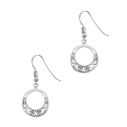 Donalda Silver Celtic Knotwork Earrings