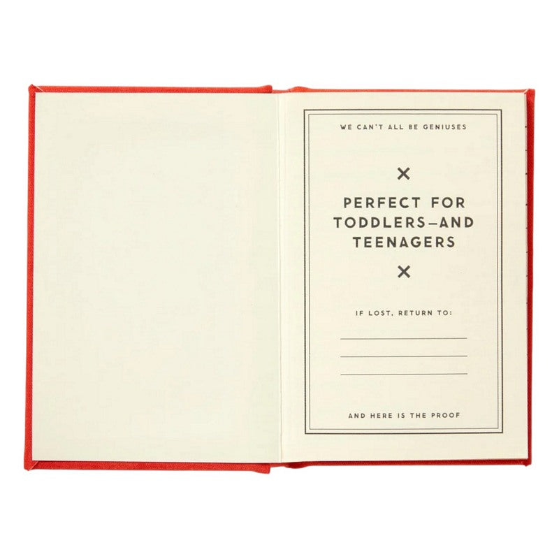 Dumb Things My Kids Said Tiny Diary inside cover