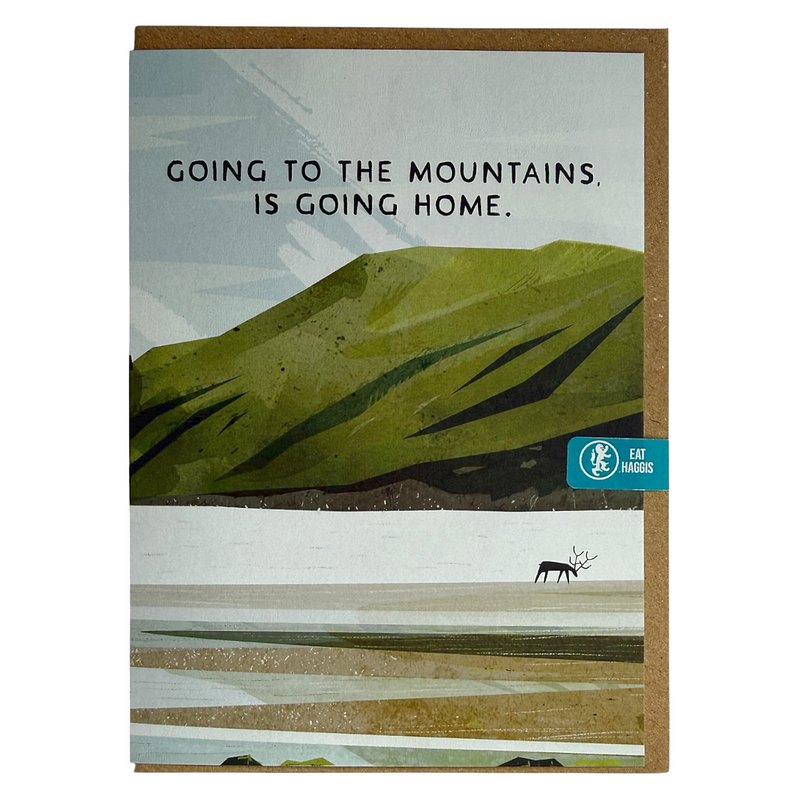 Eat Haggis Cards Going To The Mountains Is Going Home SC156 front