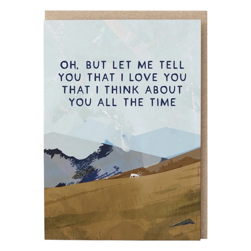 Eat Haggis Cards Let Me Tell You That I Love You Hillside SC121 front