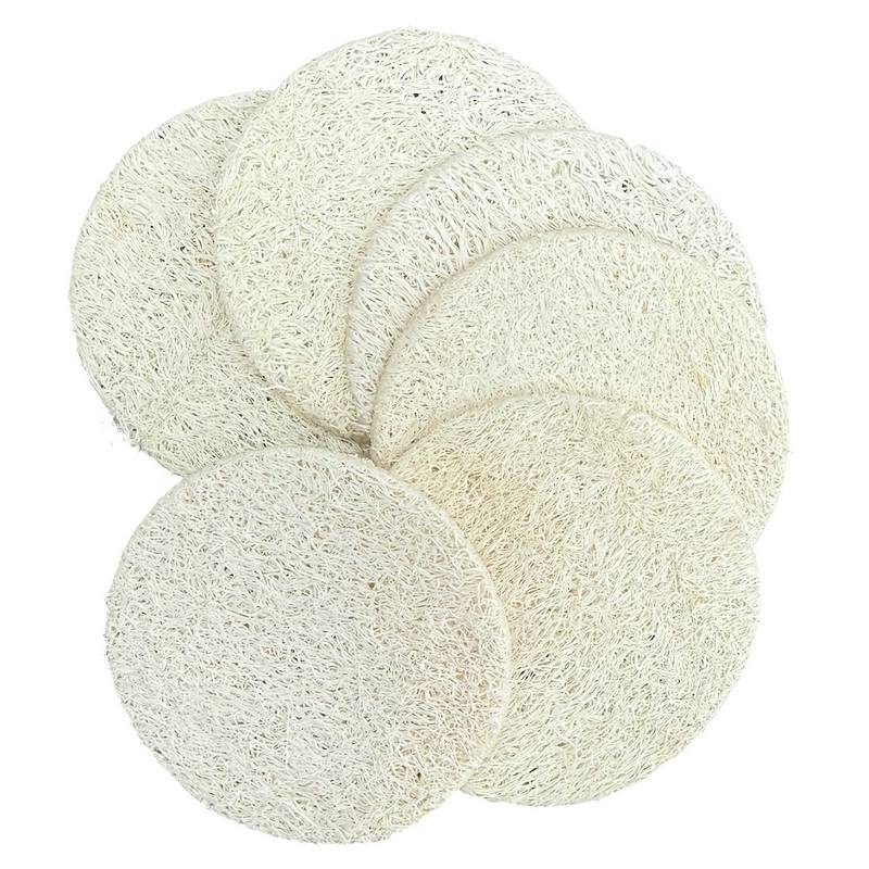 Eco Bath London Natural Loofah Facial Discs set of 6