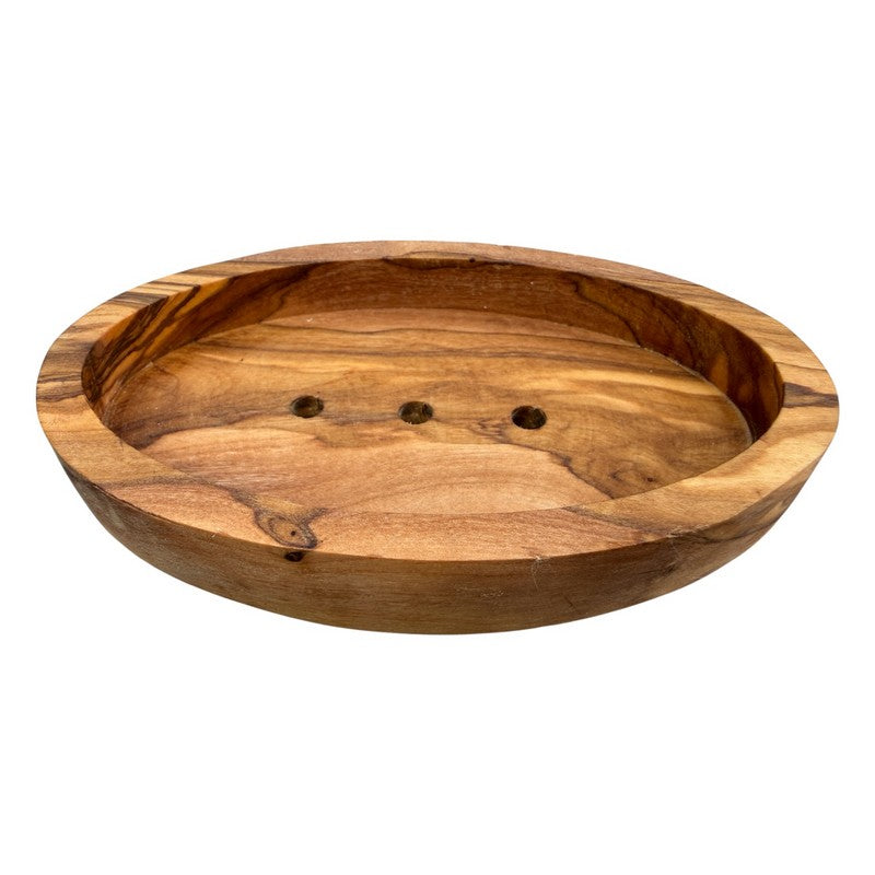 Eco Bath London Olive Wood Soap Dish Oval main