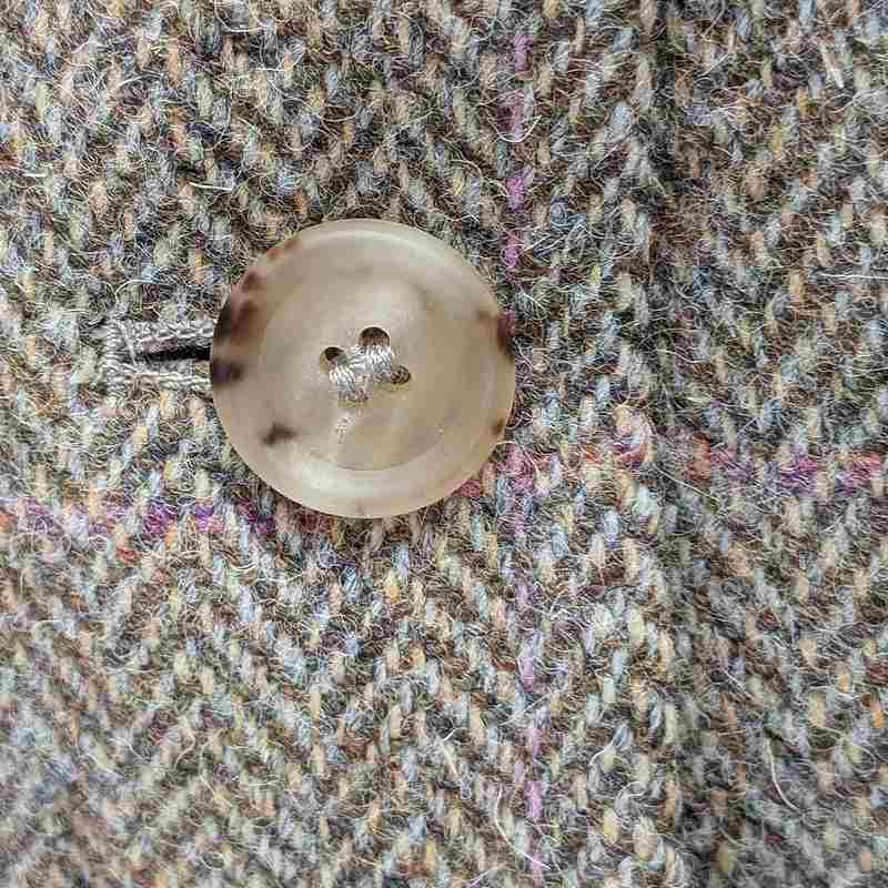 Eliz Scott Harris Tweed Rowena Jacket 1712 button