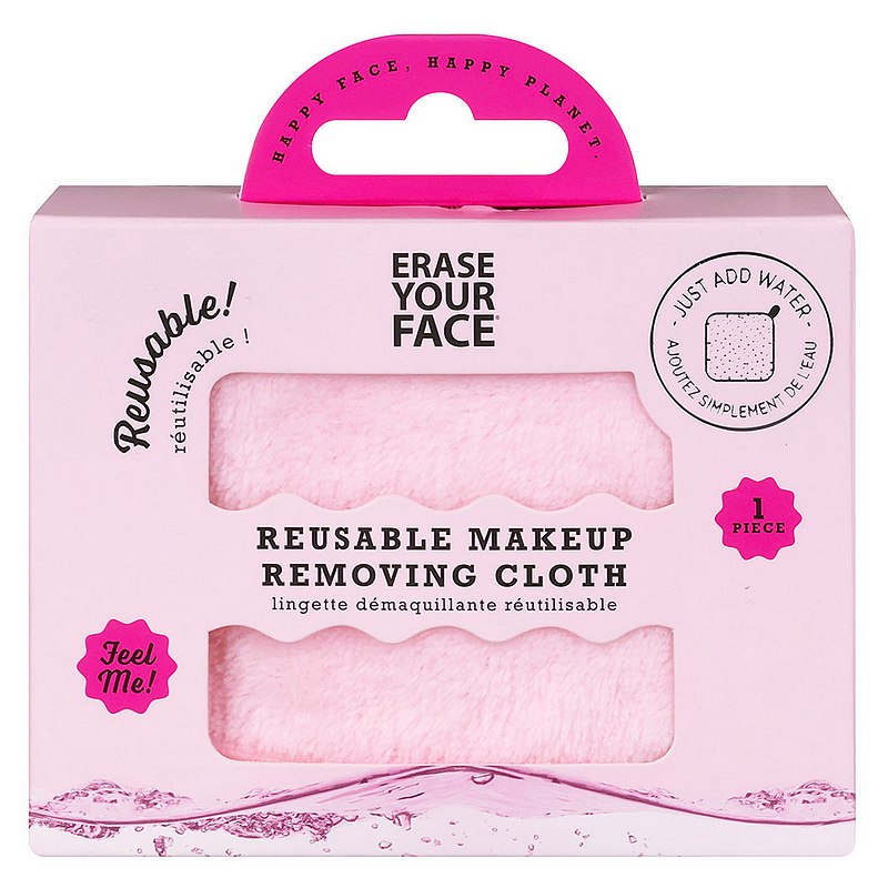 Erase Your Face Pink Makeup Removing Cloth EYF0024SP box front
