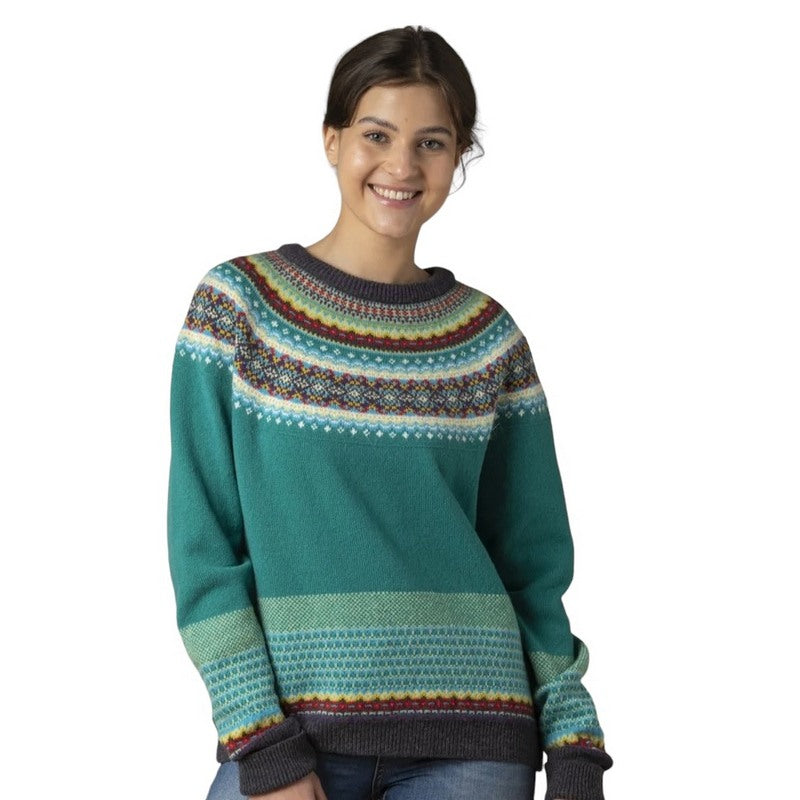 Eribe Alpine Sweater TigerLily C3974 on model front