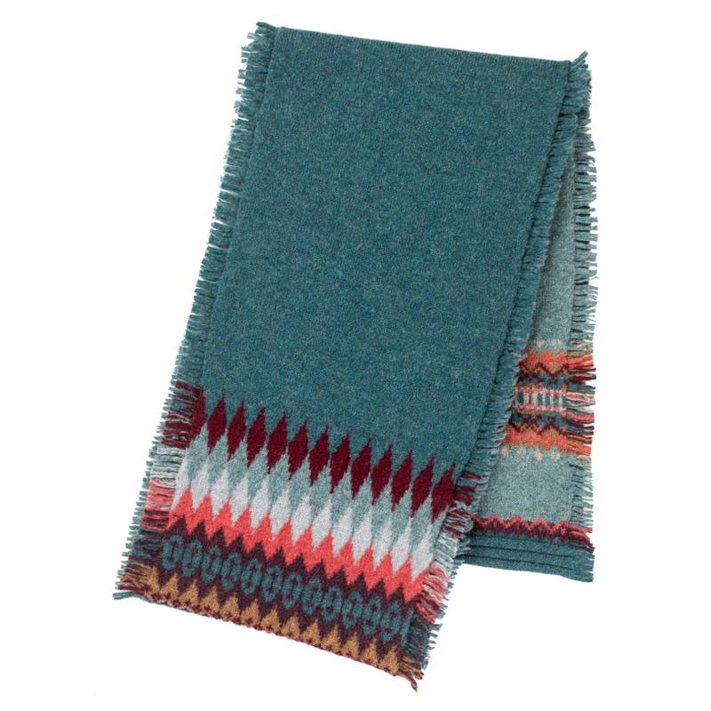 Alloa Merino Scarf in Lugano Rose