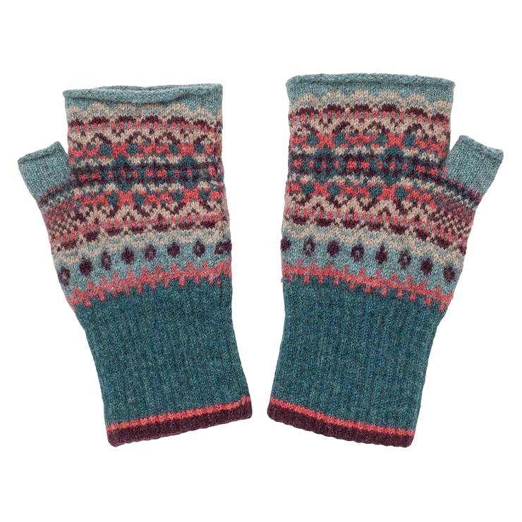 Eribe Knitwear Alloa Open Mitt in Lugano Rose