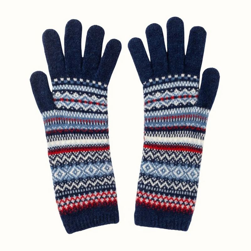 Eribe Knitwear Alpine Glove Blue Morning main