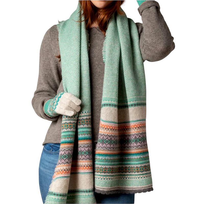 Eribe Knitwear Alpine Scarf in Elder