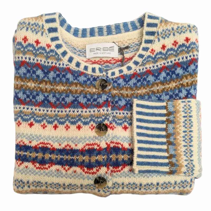 Eribe Westray Fairisle Cardigan Cotswold C4199 front