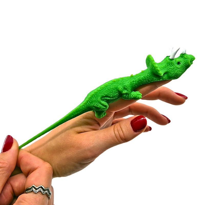 Flick-a-saurus Triceratops 230088 in use