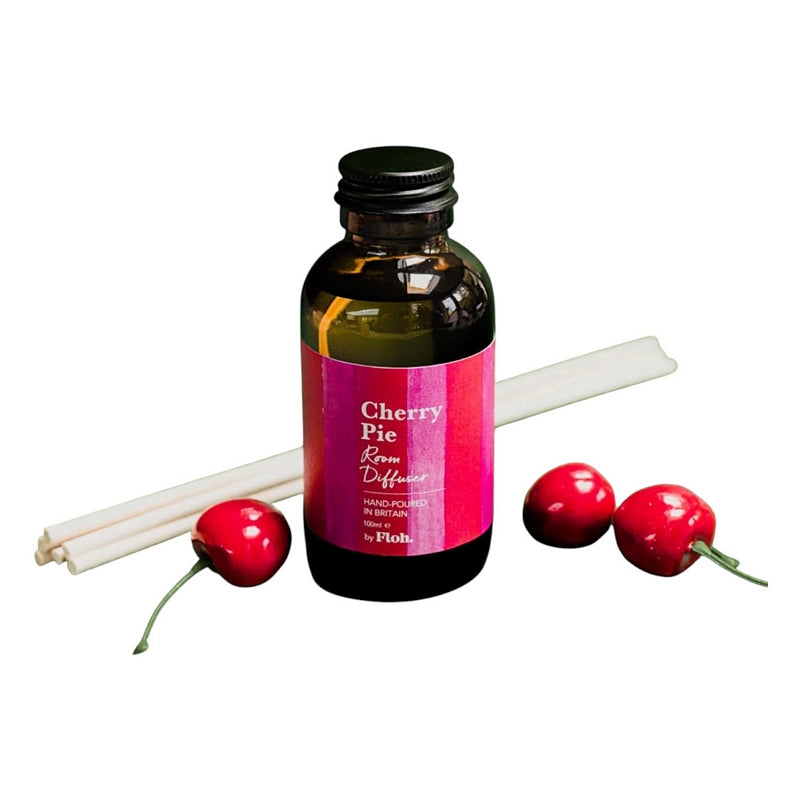 Floh Cherry Pie Apothecary Diffuser AD88FH with reeds and cherries