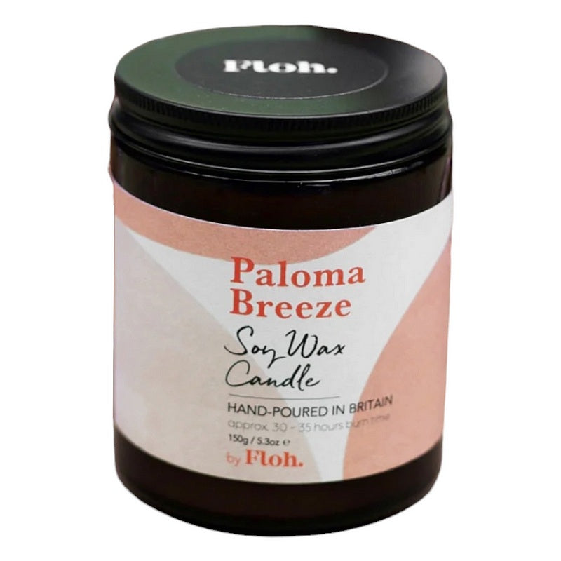 Floh Paloma Breeze Apothecary Candle in Glass Jar AC90FH front