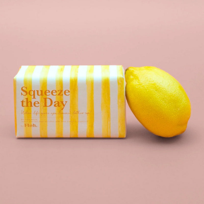 Floh Squeeze The Day Lemon Soap SO78FH with lemon