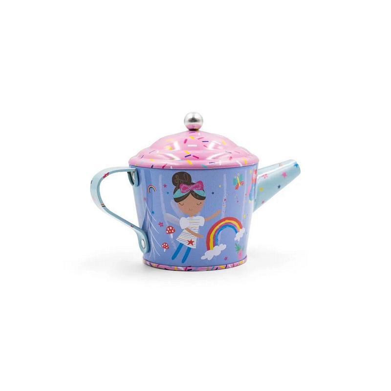 Floss & Rock Tin Tea Set 7 Piece Rainbow Fairy 45P6498  teapot