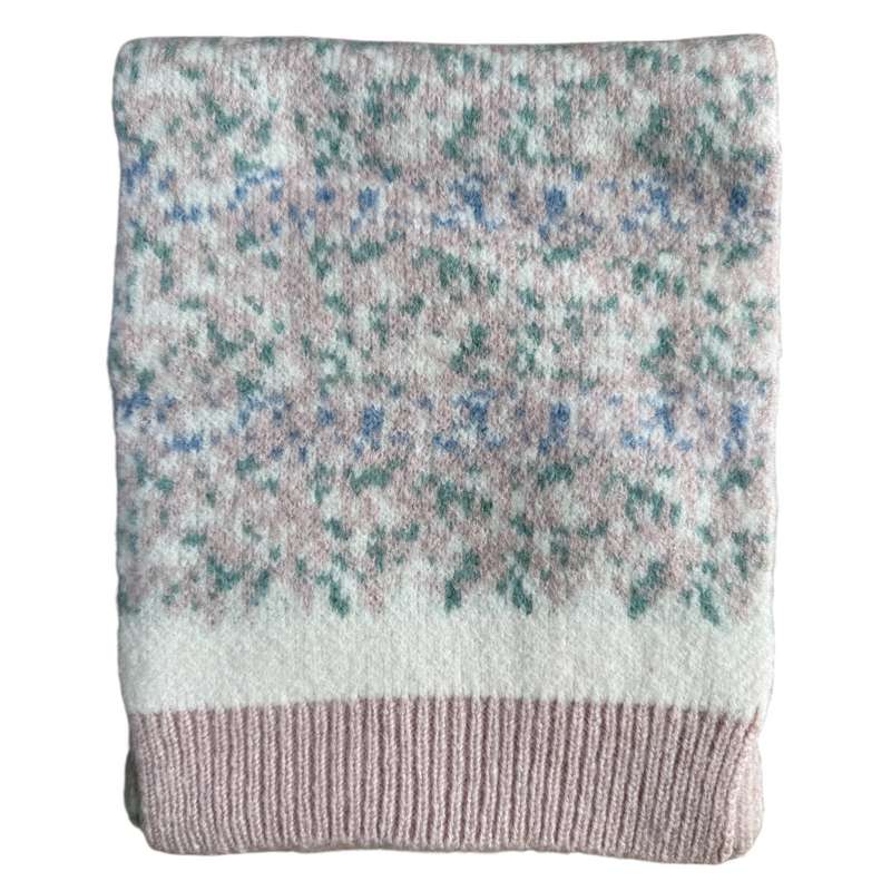 Fonem Match Knitted Scarf Pink folded
