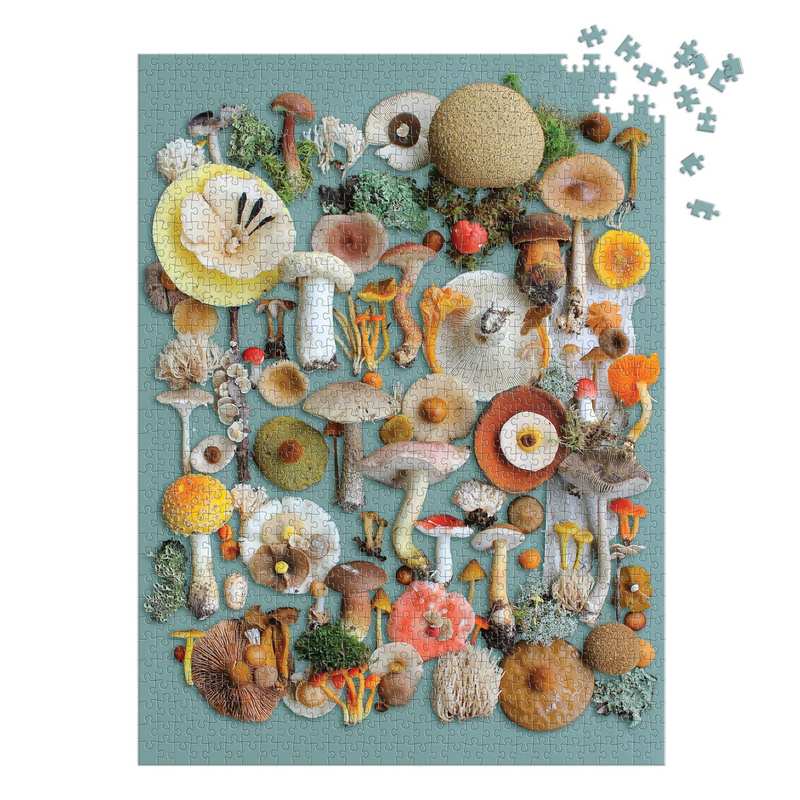 Foraged 1000 Piece Jigsaw Puzzle nearly completed