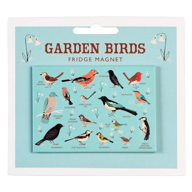 Garden Birds Fridge Magnet 29256 with packaging