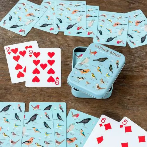 Garden Birds Playing Cards In A Tin 29704 lifestyle