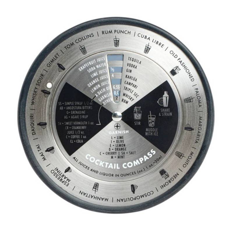 Gentlemen's Hardware Bar Cocktail Compass GEN854 front