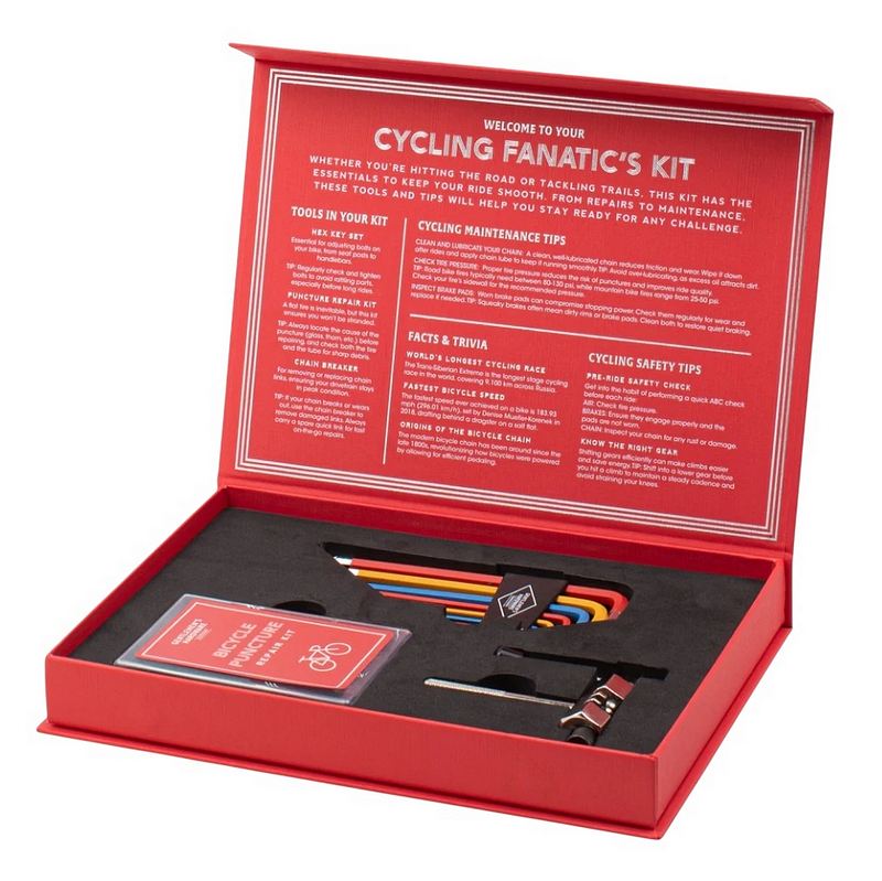 Gentlemen's Hardware Cycling Fanatic's Kit open