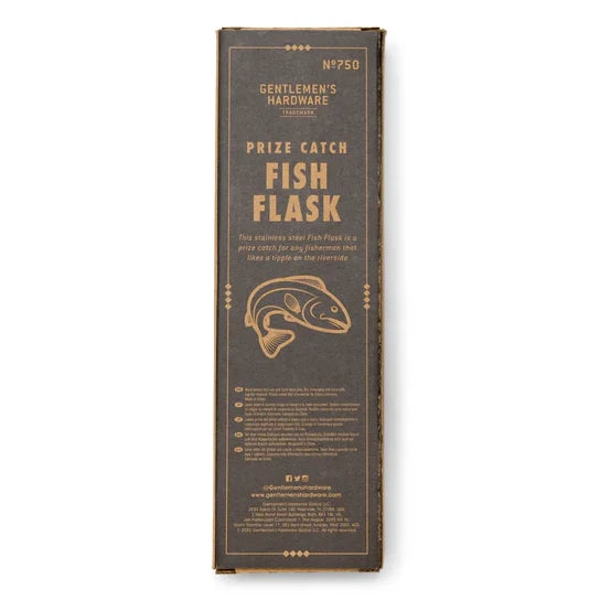 Gentlemen's Hardware Fish Hip Flask Prize Catch 130ml GEN750 rear