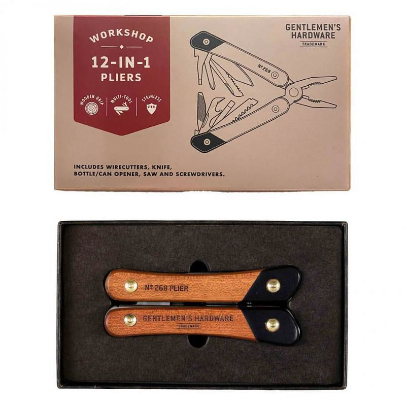 Gentlemen's Hardware Pliers 12-in-1 Multi Tool GEN627 in box