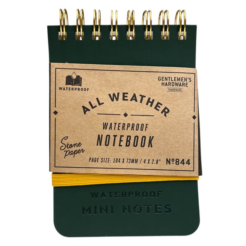 Gentlemen's Hardware Pocket Waterproof Wirebound Notebook front