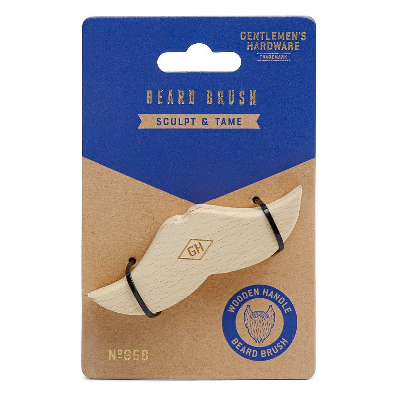 Gentlemen's Hardware Sculpt & Tame Beard Brush front