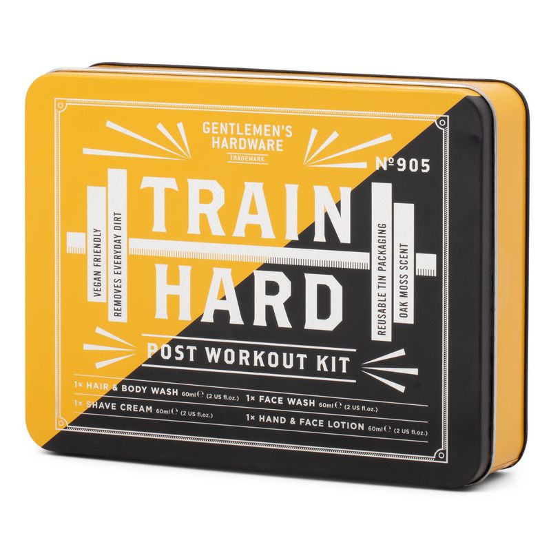 Gentlemen's Hardware Train Hard Post Workout Kit GEN905UK angled