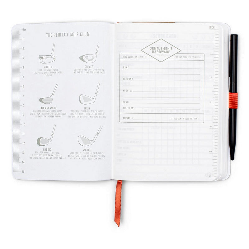 Gentlemen's Hardware Waterproof Golf Notebook GEN876 inside 1