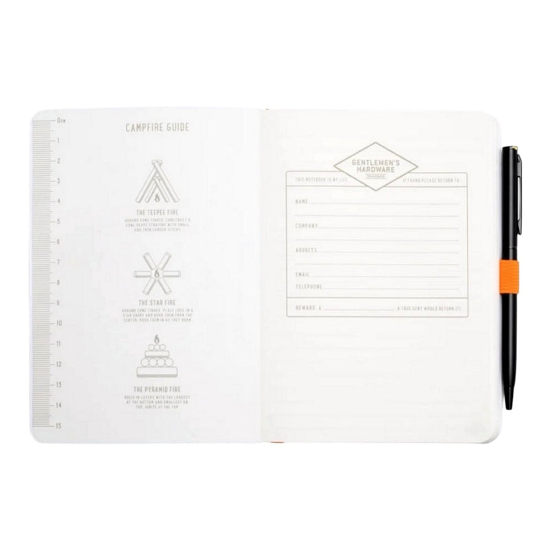 Gentlemen's Hardware Waterproof Notebook & Pen GEN799 inside 1