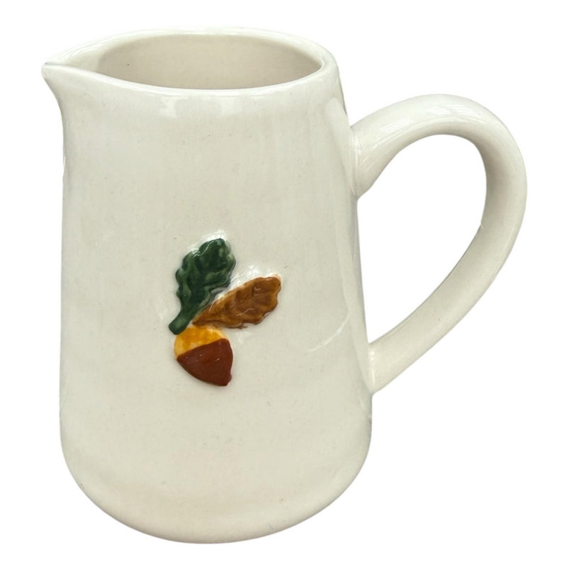 Gisela Graham Acorn Stoneware Mini Jug 37968 main