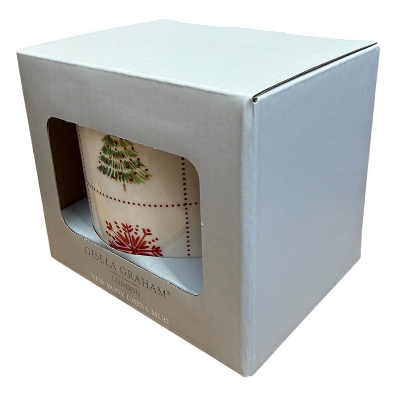 Gisela Graham Bone China Mug Nordic Icons Boxed 38532 box
