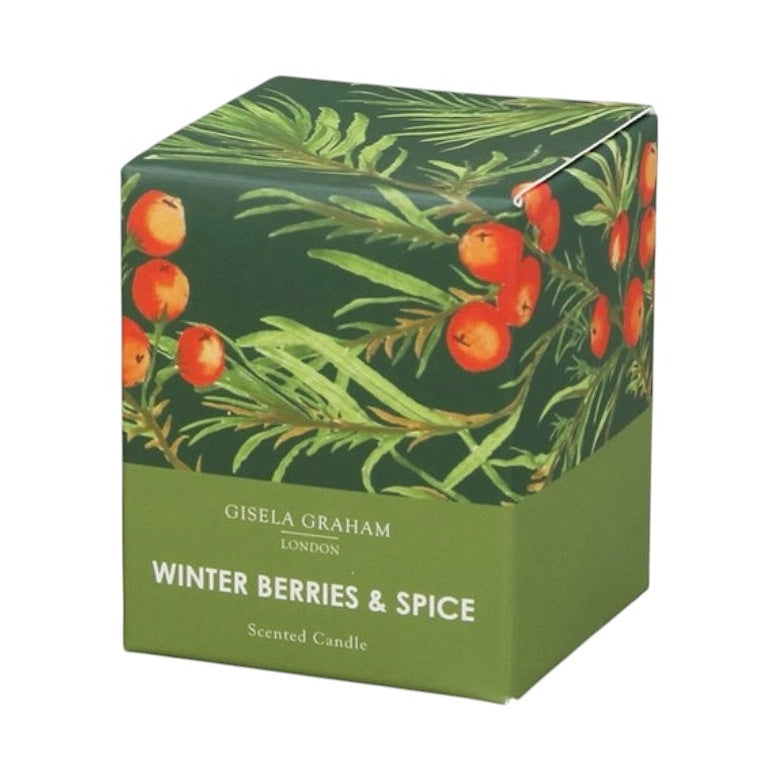 Gisela Graham Botanical Spray Boxed Scented Candle Mini 50902 box