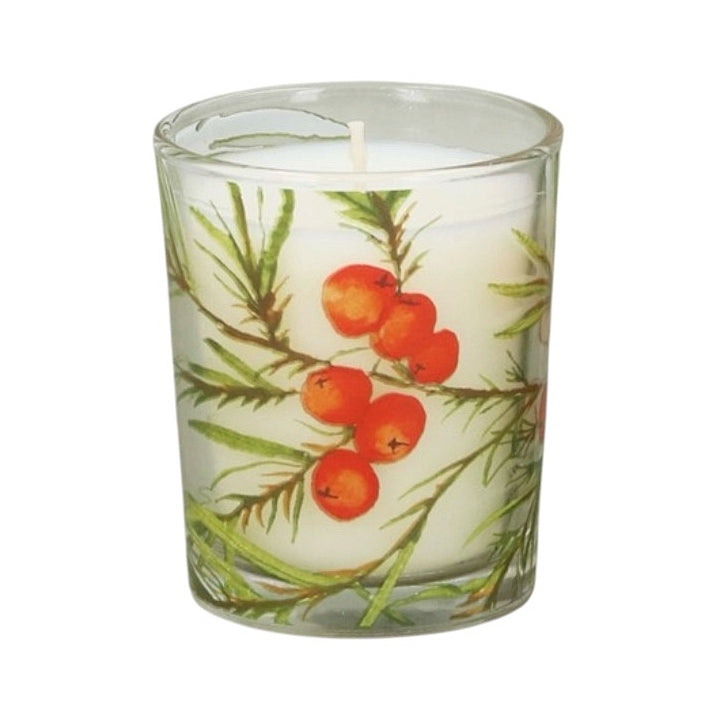 Gisela Graham Botanical Spray Boxed Scented Candle Mini 50902 container