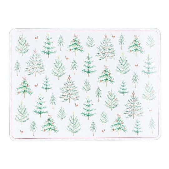 Gisela Graham Christmas Trees Placemats Pack 4 31701 main