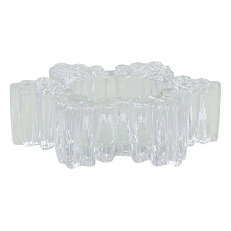 Gisela Graham Clear Glass Snowflake Nite Lite Holder 51386 side