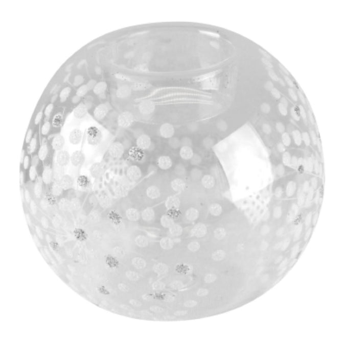 Gisela Graham Clear Glass with Iridescent Starburst Nite Lite 50170 main