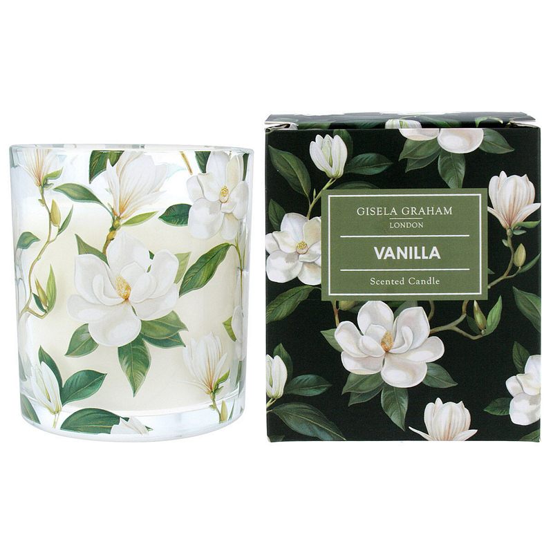 Gisela Graham Cream Magnolia Vanilla Scented Candle Large 51708 main