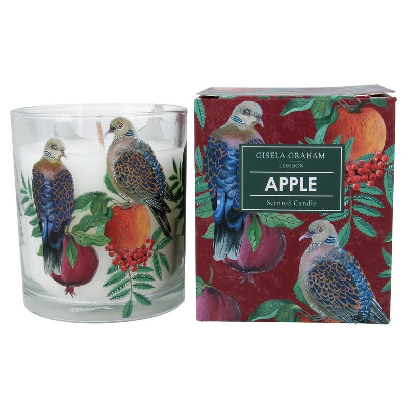 Gisela Graham Dellarobia Dove Boxed Apple Scented Candle Large 51567 main