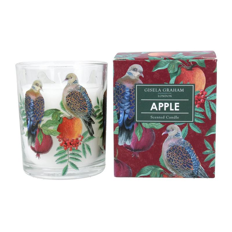 Gisela Graham Dellarobia Dove Boxed Apple Scented Candle Small 51566 main