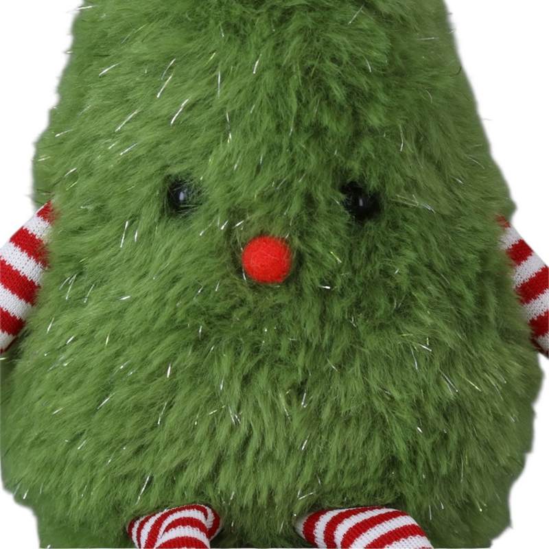 Gisela Graham Fabric Christmas Tree Shelf Sitter 34581 detail