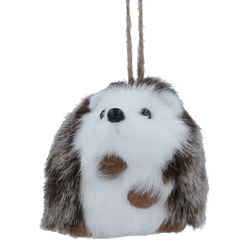 Gisela Graham Faux Fur Hedgehog Decoration main