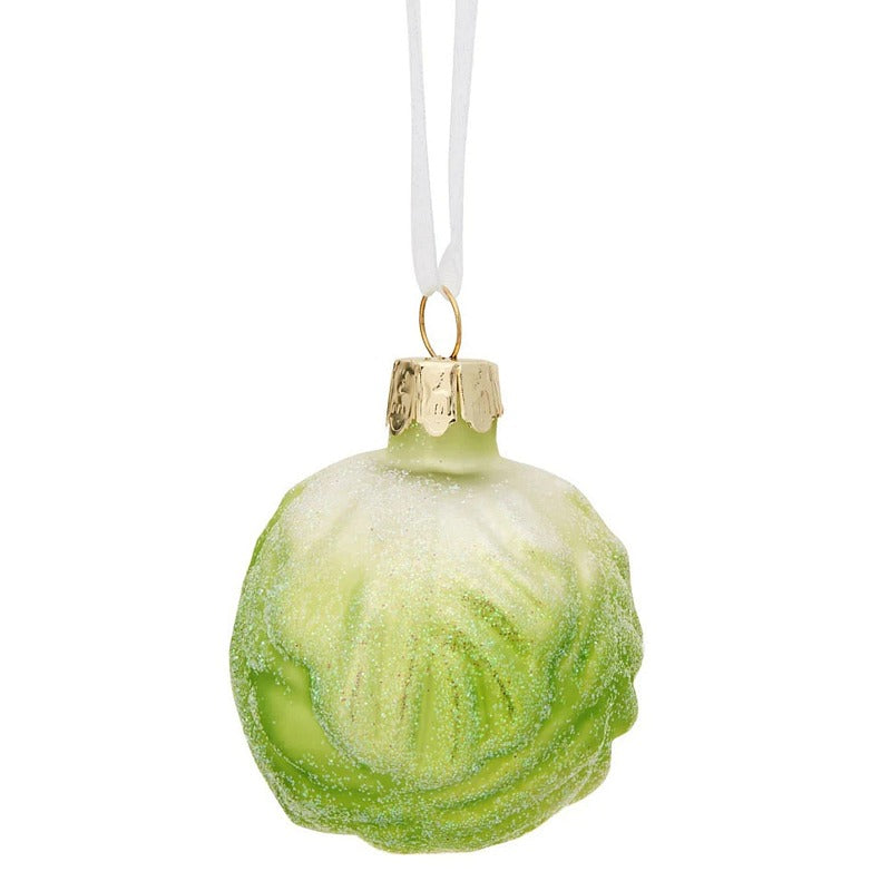 Gisela Graham Glass Brussel Sprout Decoration 00623 main