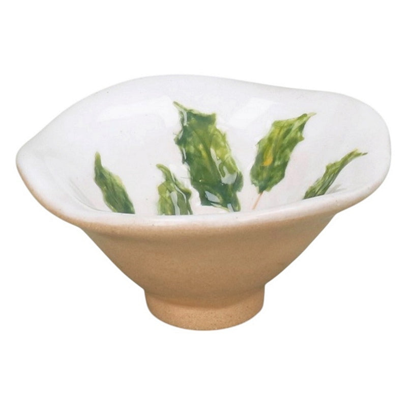 Gisela Graham Holly & Berries Stoneware Mini Bowl 39115 side