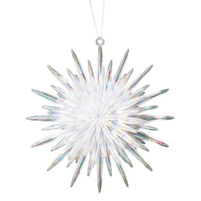Gisela Graham Iridescent Layered Acrylic Starburst Decoration 10648 main